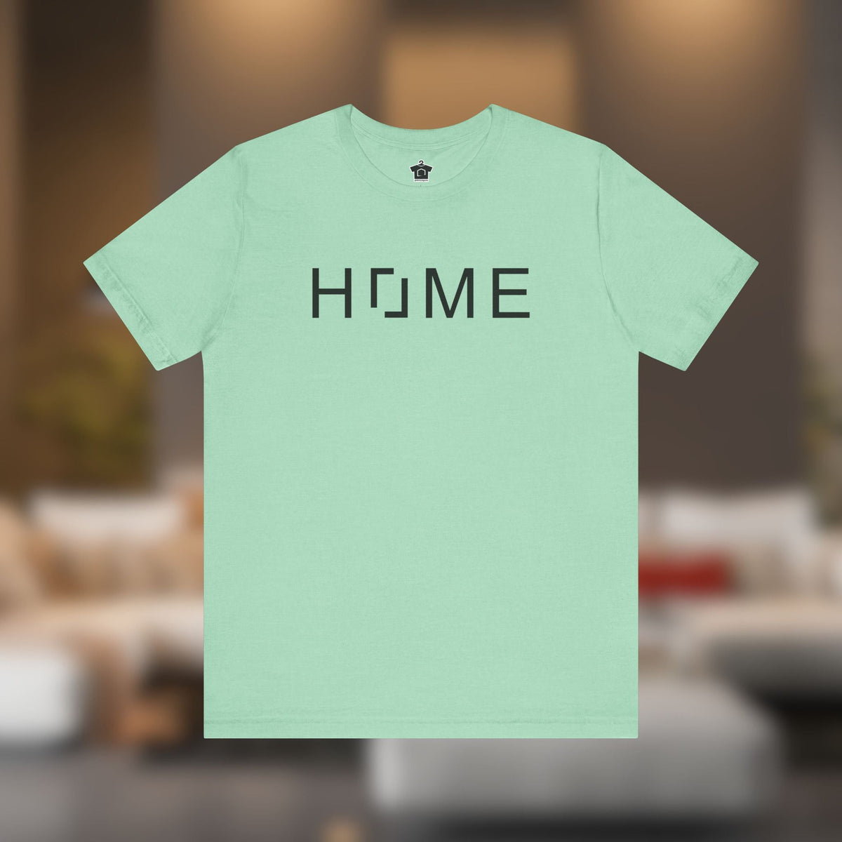 At Home With REAL – Black Tee - T-Shirt | ShirtyAgents