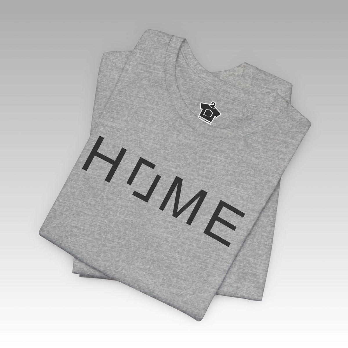 At Home With REAL – Black Tee - T-Shirt | ShirtyAgents