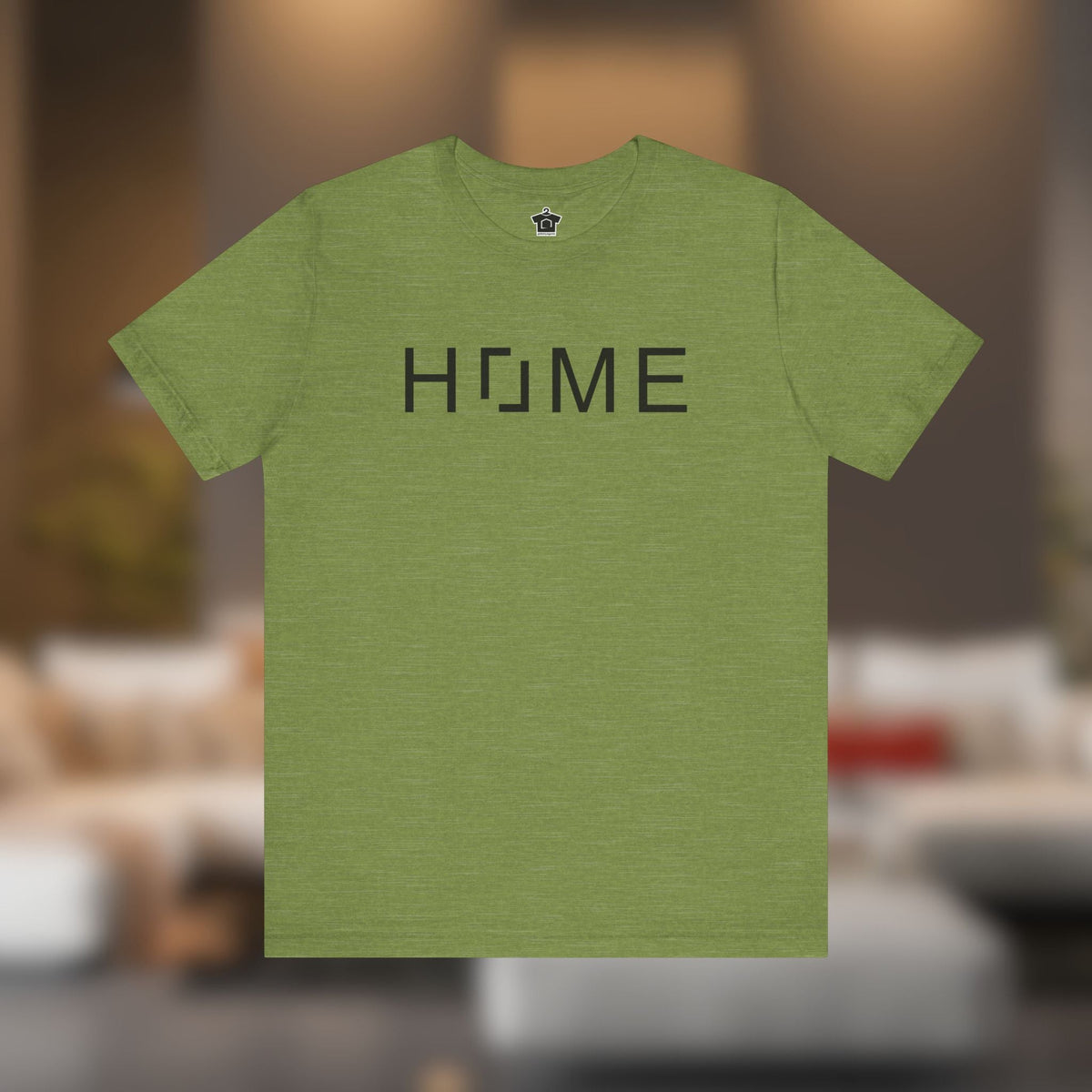 At Home With REAL – Black Tee - T-Shirt | ShirtyAgents