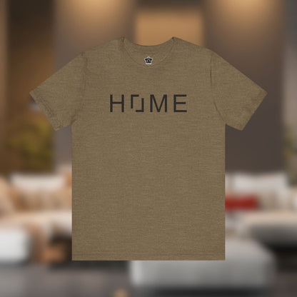 At Home With REAL – Black Tee - T-Shirt | ShirtyAgents