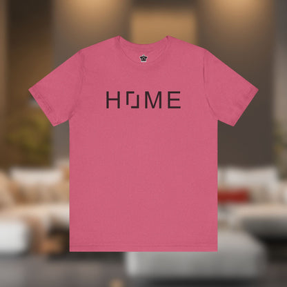 At Home With REAL – Black Tee - T-Shirt | ShirtyAgents