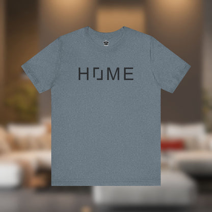 At Home With REAL – Black Tee - T-Shirt | ShirtyAgents