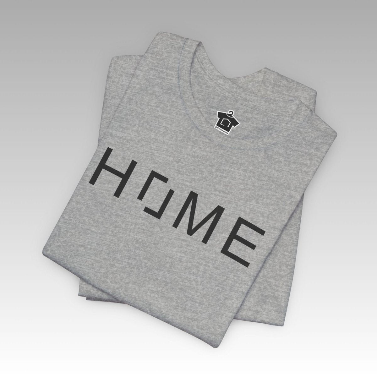 At Home With REAL – Black Tee - T-Shirt | ShirtyAgents