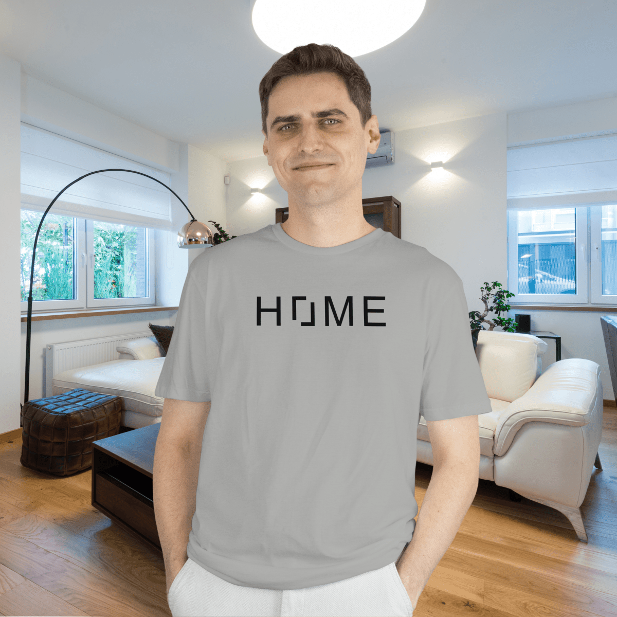 At Home With REAL – Black Tee - T-Shirt | ShirtyAgents