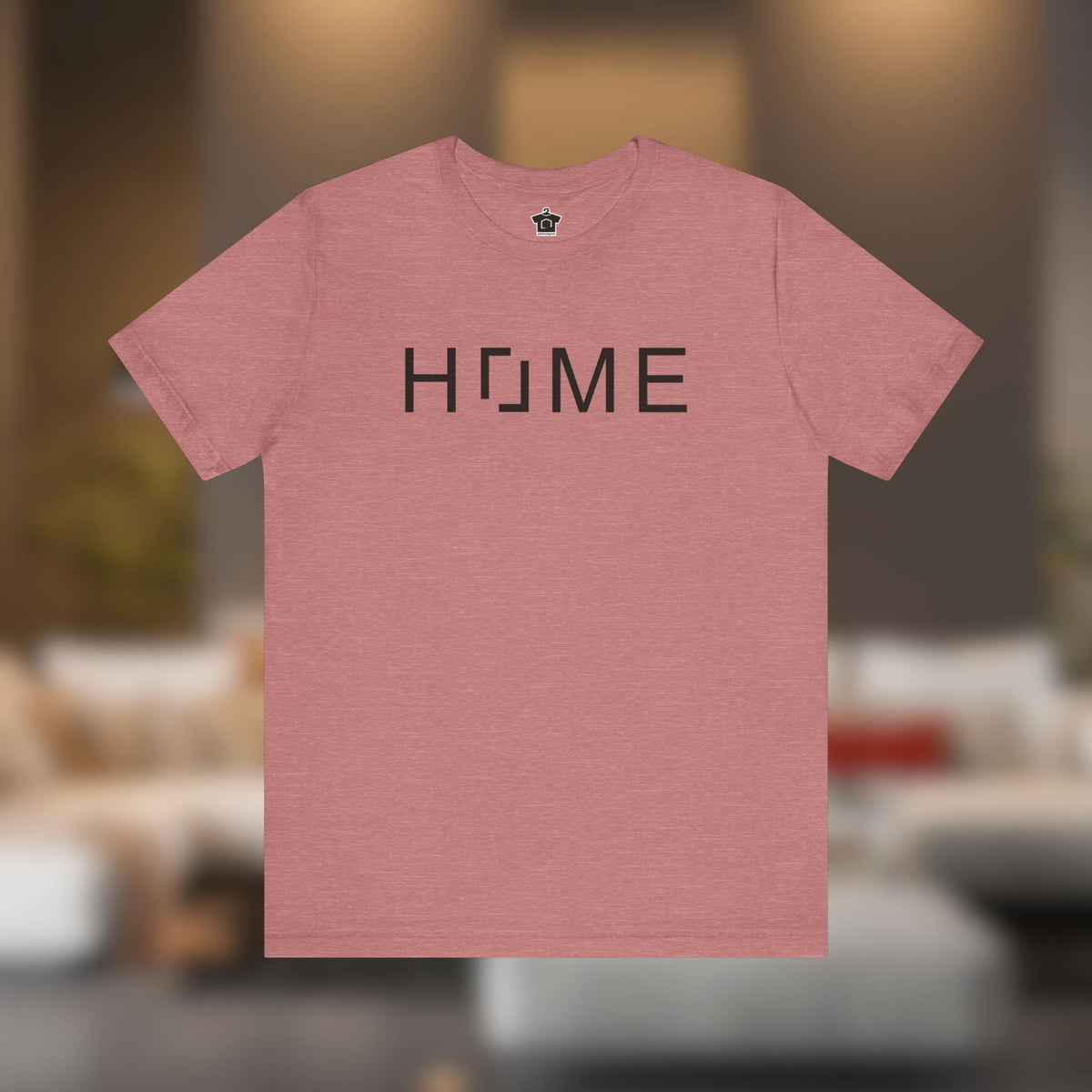 At Home With REAL – Black Tee - T-Shirt | ShirtyAgents