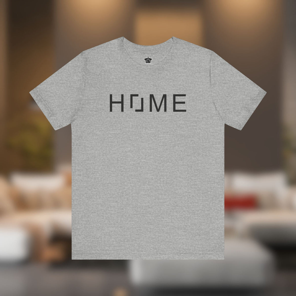 At Home With REAL – Black Tee - T-Shirt | ShirtyAgents