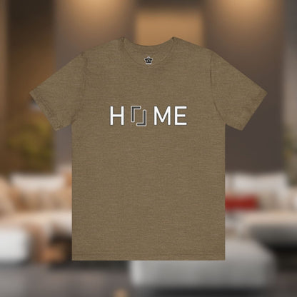 At Home with REAL Grey Tee - T-Shirt | ShirtyAgents