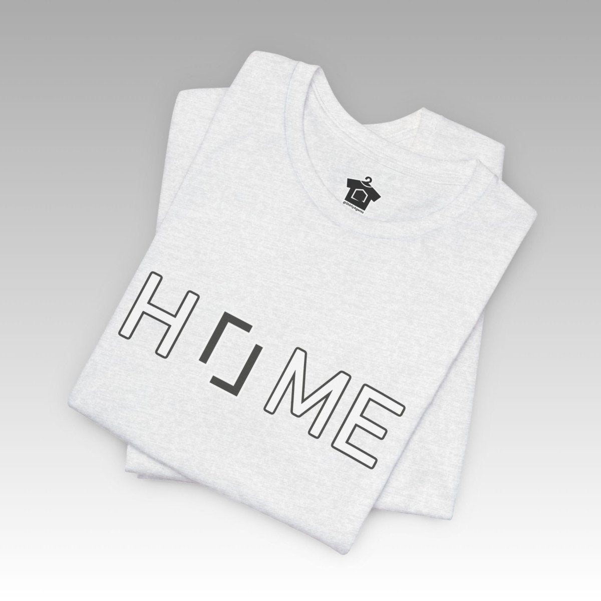 At Home with REAL Grey Tee - T-Shirt | ShirtyAgents