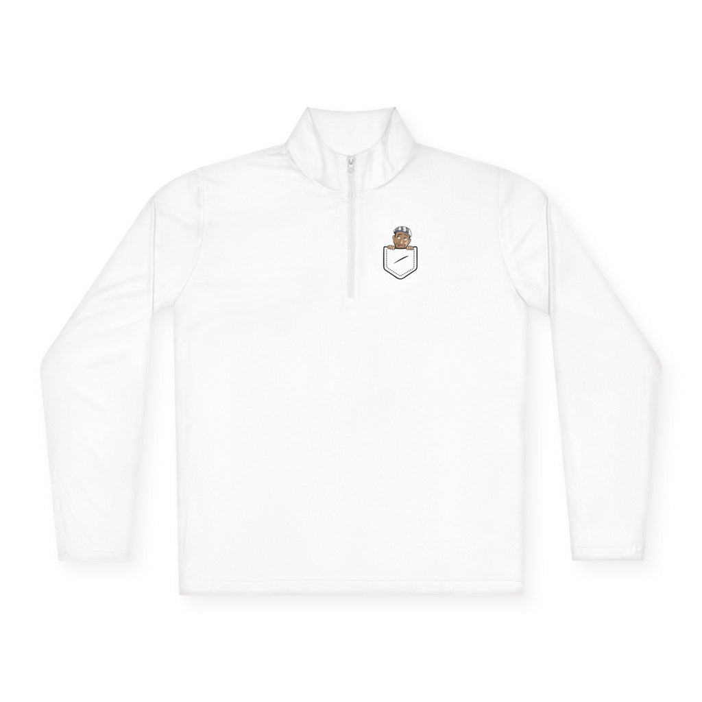 @ianofAustin In Your Pocket Athletic Quarter-Zip Pullover - Long-sleeve | ShirtyAgents