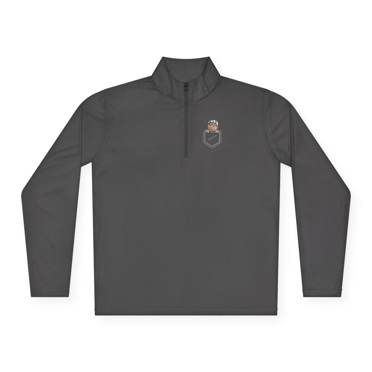 @ianofAustin In Your Pocket Athletic Quarter-Zip Pullover - Long-sleeve | ShirtyAgents