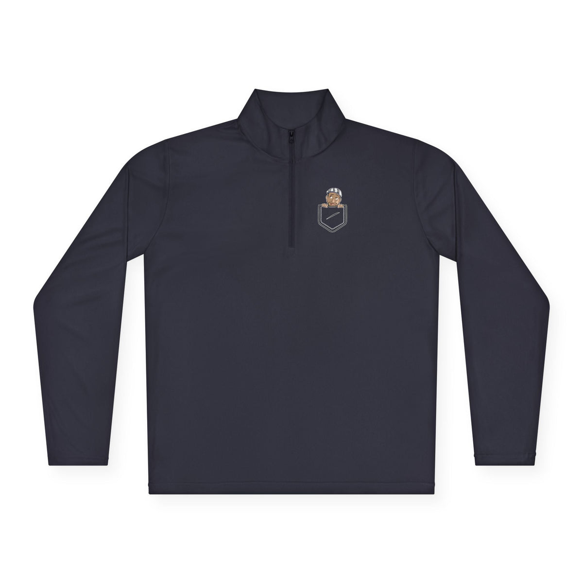 @ianofAustin In Your Pocket Athletic Quarter-Zip Pullover - Long-sleeve | ShirtyAgents