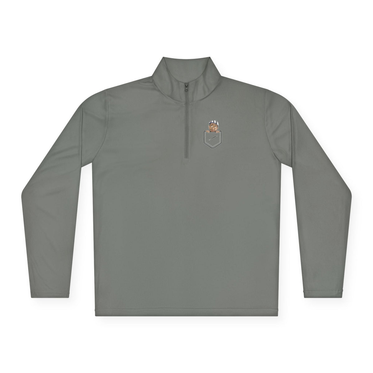 @ianofAustin In Your Pocket Athletic Quarter-Zip Pullover - Long-sleeve | ShirtyAgents