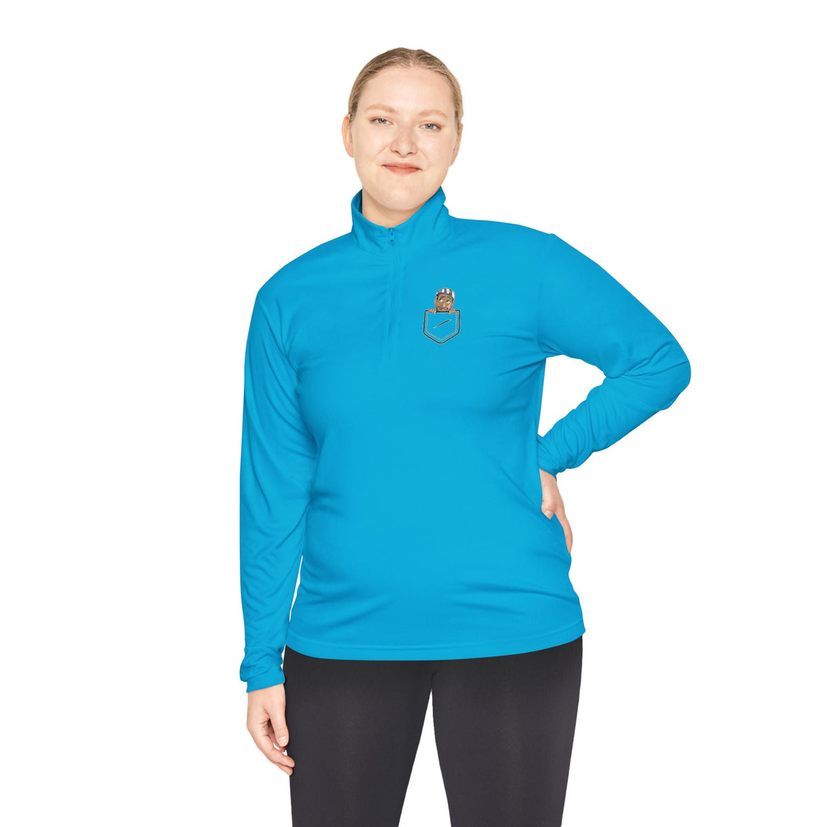 @ianofAustin In Your Pocket Athletic Quarter-Zip Pullover - Long-sleeve | ShirtyAgents
