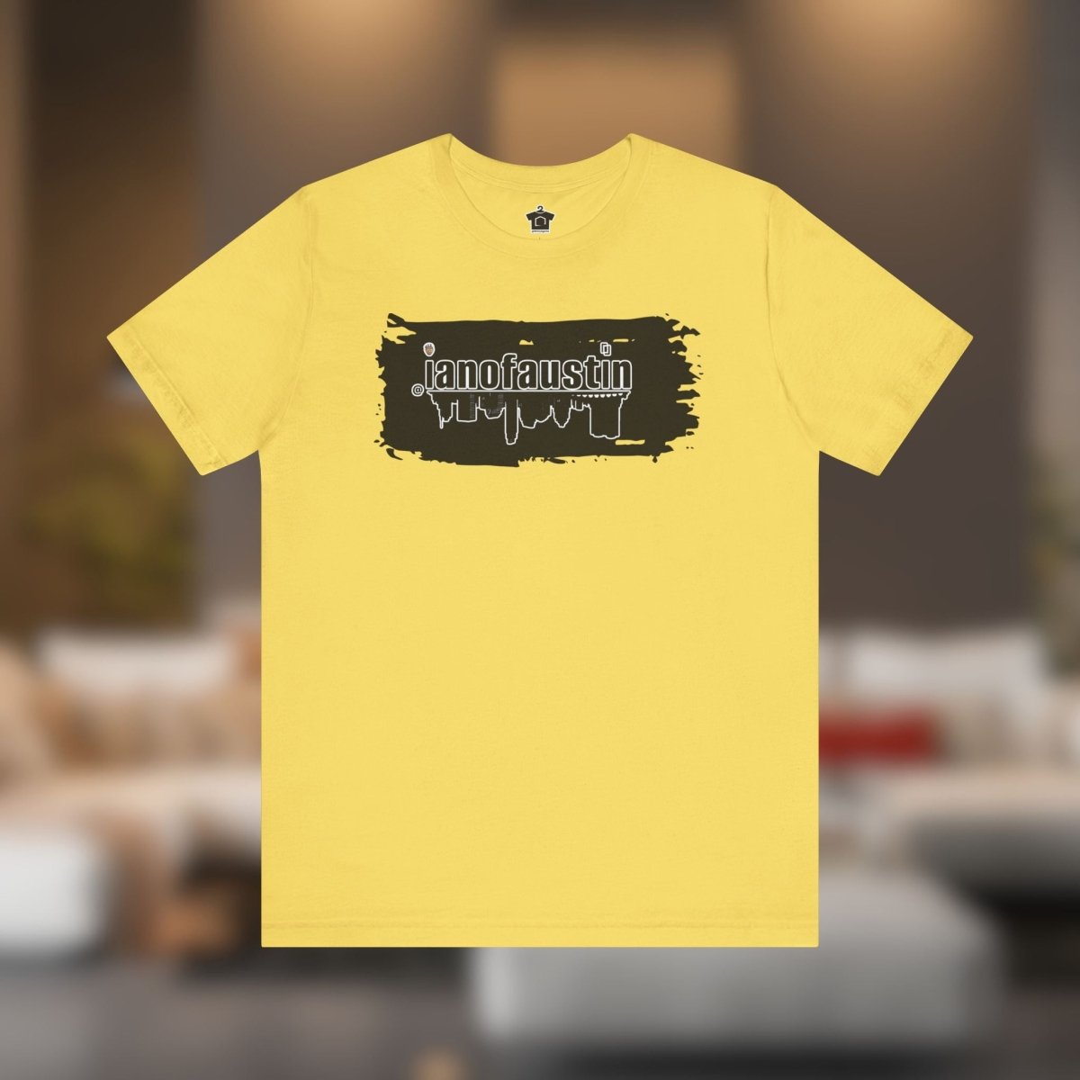 @ianofaustin REAL Austin Skyline Black Brush - T-Shirt | ShirtyAgents