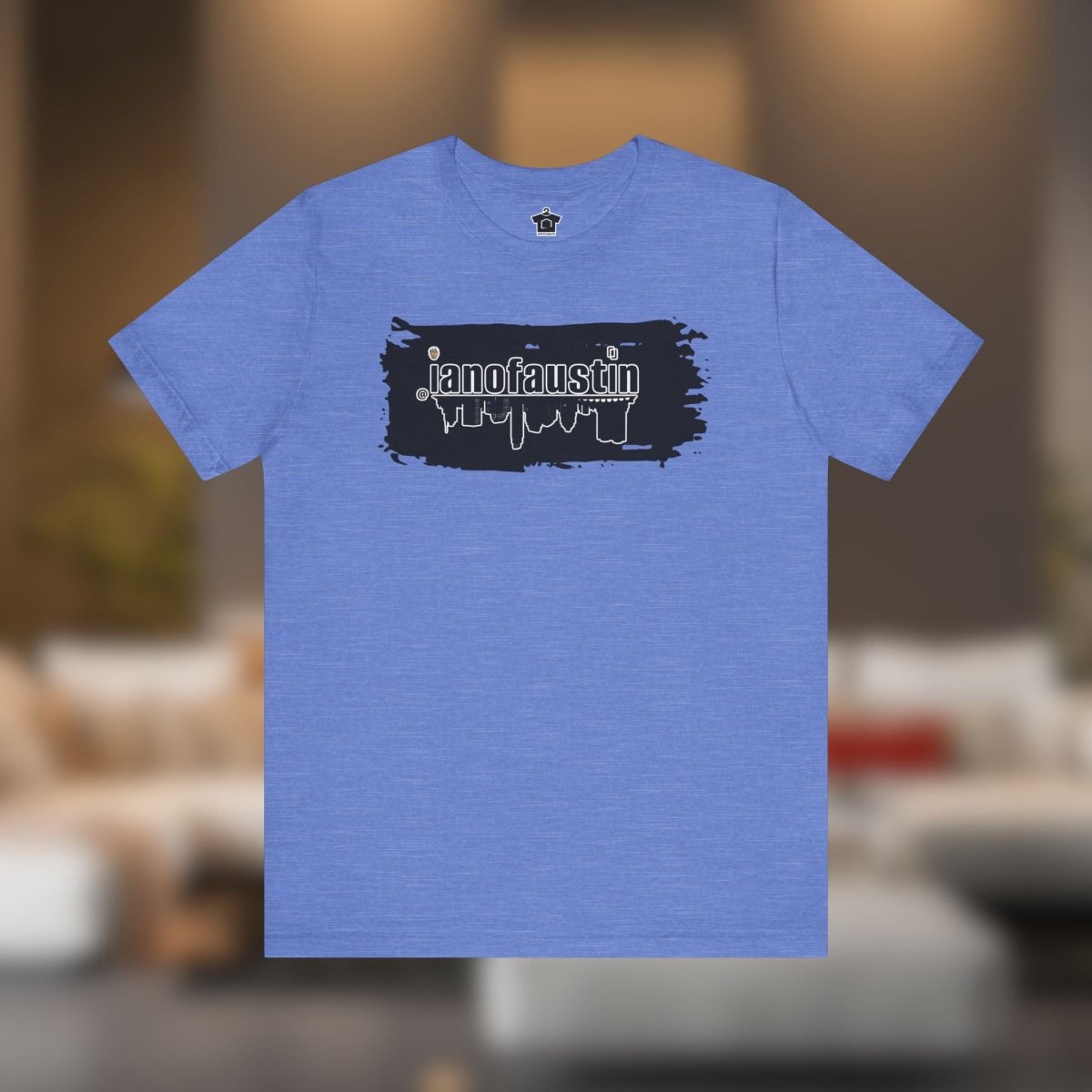 @ianofaustin REAL Austin Skyline Black Brush - T-Shirt | ShirtyAgents