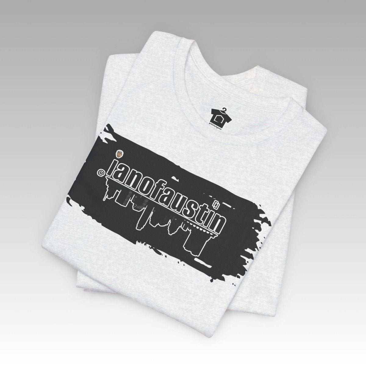 @ianofaustin REAL Austin Skyline Black Brush - T-Shirt | ShirtyAgents