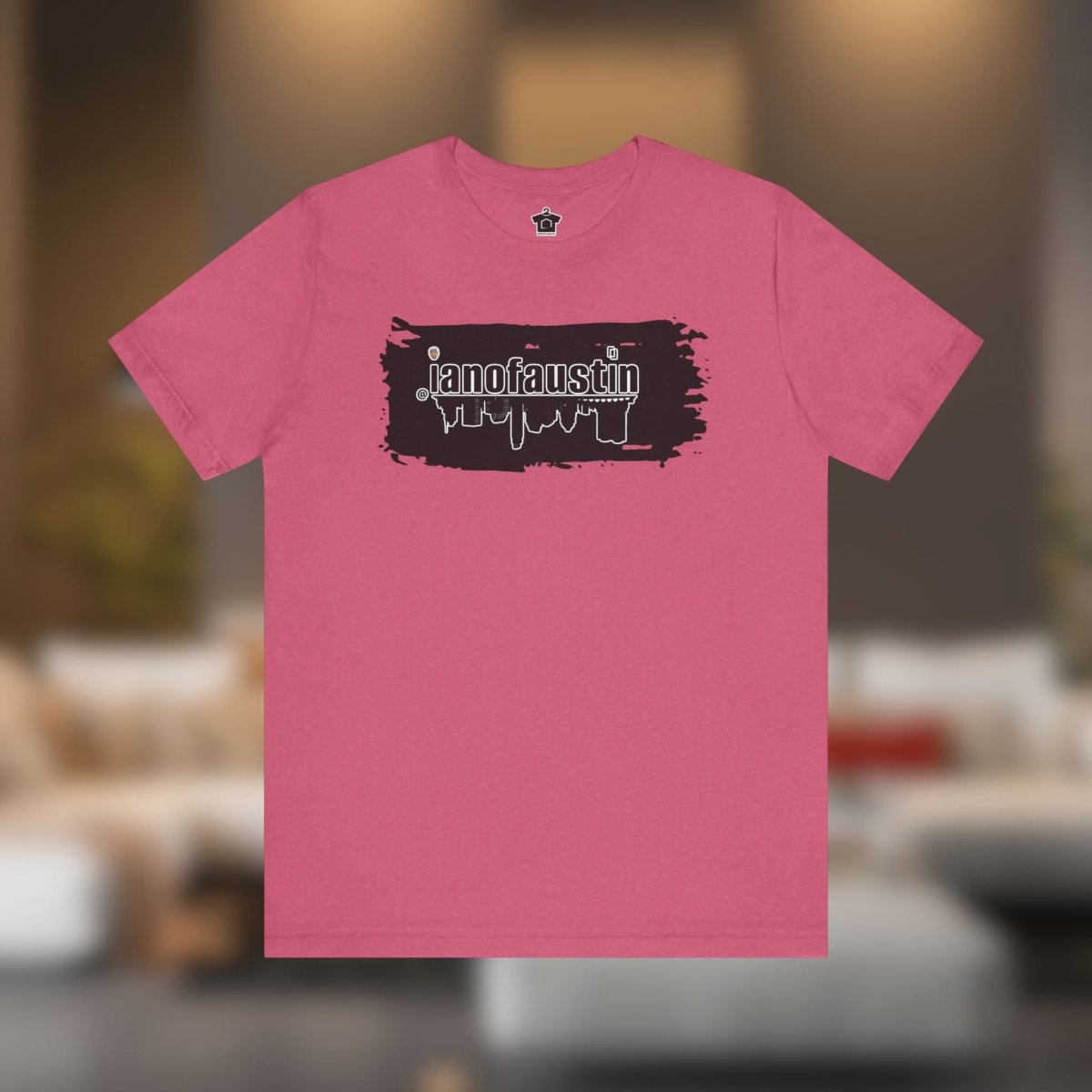 @ianofaustin REAL Austin Skyline Black Brush - T-Shirt | ShirtyAgents