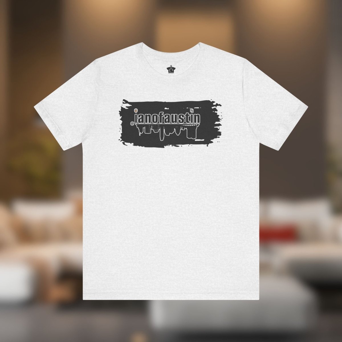@ianofaustin REAL Austin Skyline Black Brush - T-Shirt | ShirtyAgents