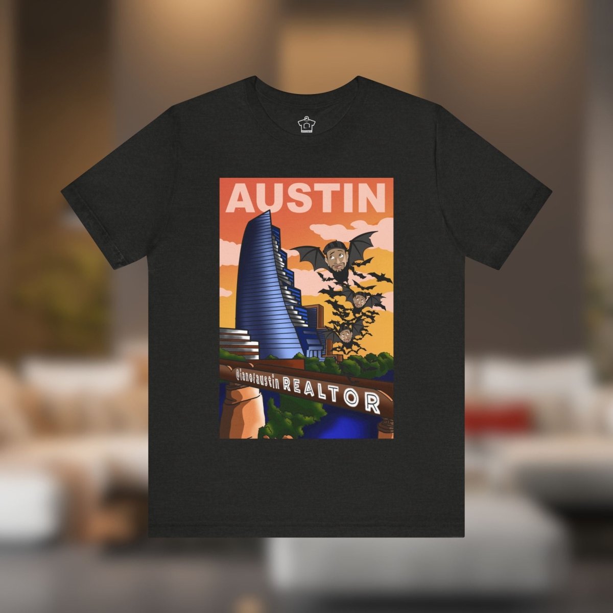 Austin Bat Bridge ianofaustin - T-Shirt | ShirtyAgents