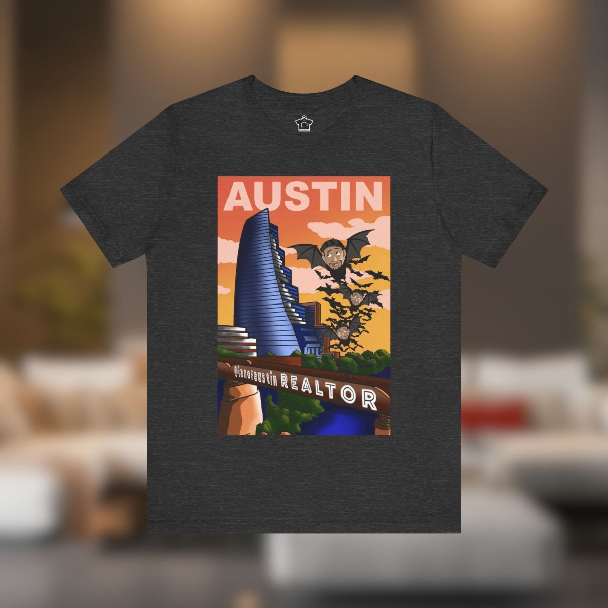 Austin Bat Bridge ianofaustin - T-Shirt | ShirtyAgents