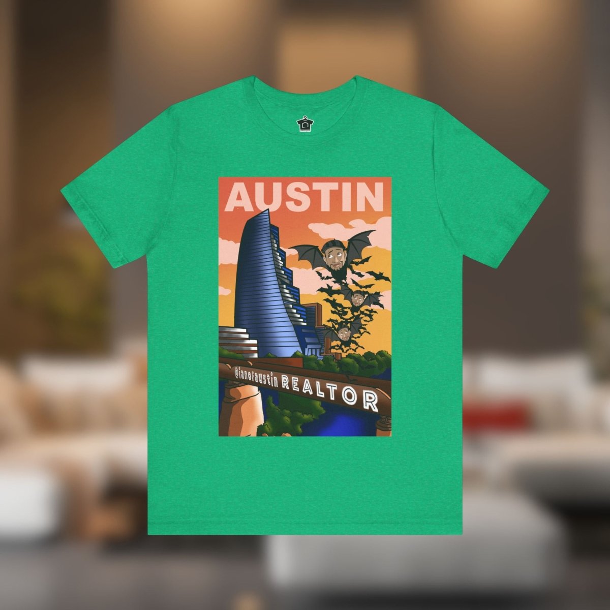 Austin Bat Bridge ianofaustin - T-Shirt | ShirtyAgents