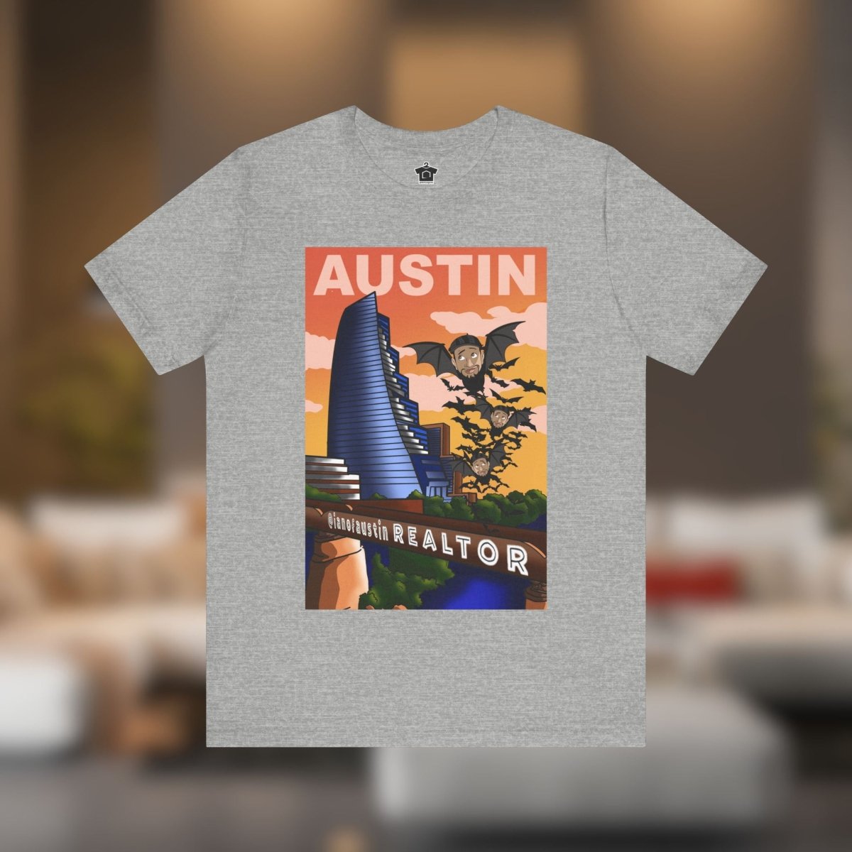 Austin Bat Bridge ianofaustin - T-Shirt | ShirtyAgents