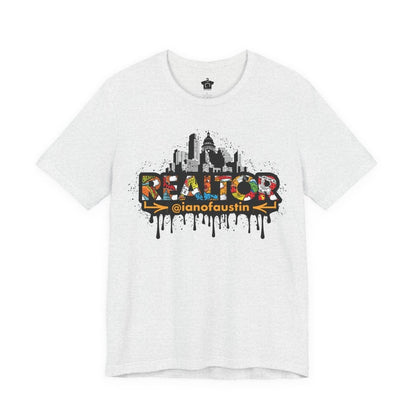 Austin Skyline Realtor Graffiti Tshirt | ianofaustin - T-Shirt | ShirtyAgents