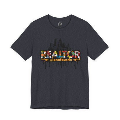 Austin Skyline Realtor Graffiti Tshirt | ianofaustin - T-Shirt | ShirtyAgents