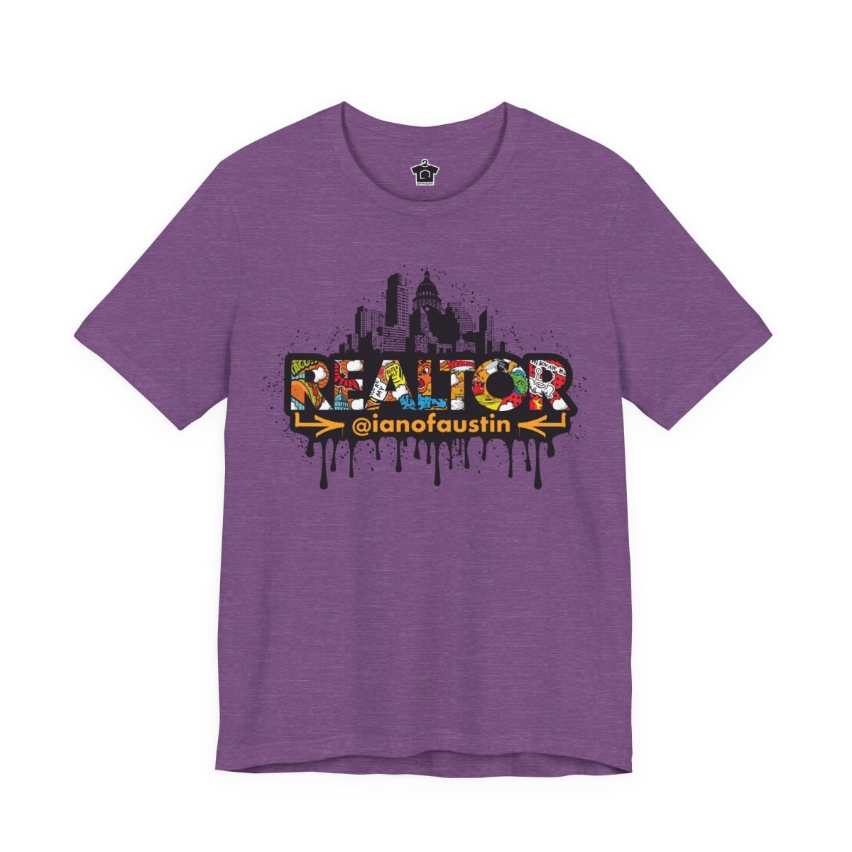 Austin Skyline Realtor Graffiti Tshirt | ianofaustin - T-Shirt | ShirtyAgents