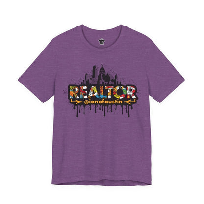 Austin Skyline Realtor Graffiti Tshirt | ianofaustin - T-Shirt | ShirtyAgents