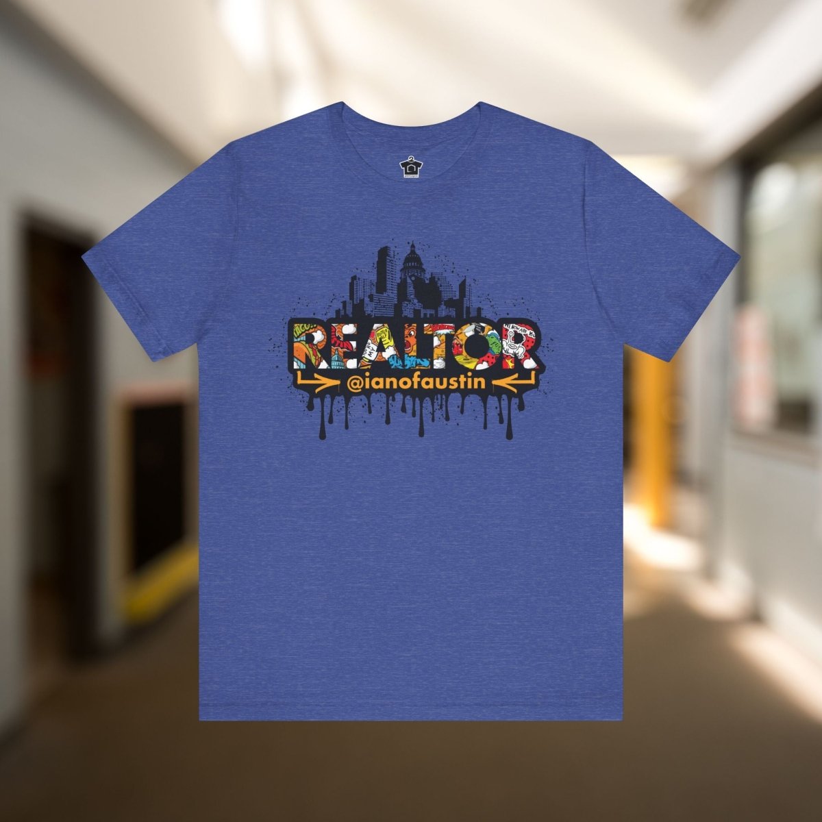 Austin Skyline Realtor Graffiti Tshirt | ianofaustin - T-Shirt | ShirtyAgents