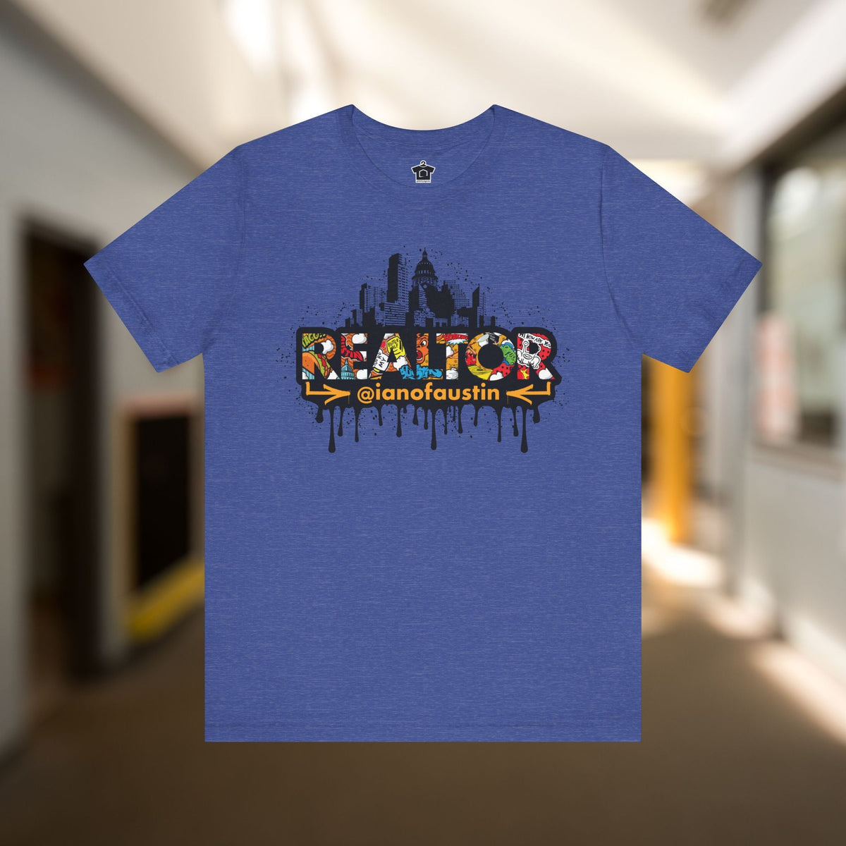 Austin Skyline Realtor Graffiti Tshirt | ianofaustin - T-Shirt | ShirtyAgents