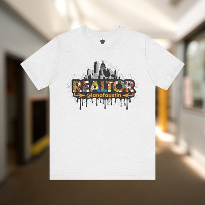 Austin Skyline Realtor Graffiti Tshirt | ianofaustin - T-Shirt | ShirtyAgents