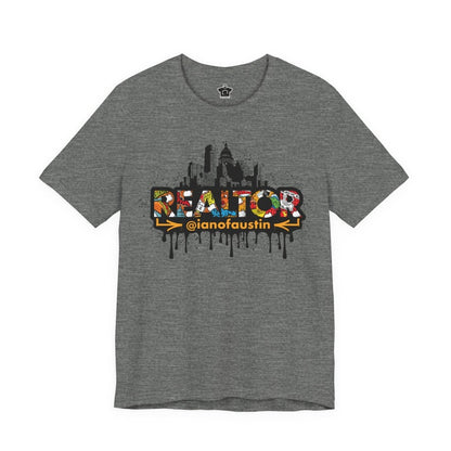 Austin Skyline Realtor Graffiti Tshirt | ianofaustin - T-Shirt | ShirtyAgents