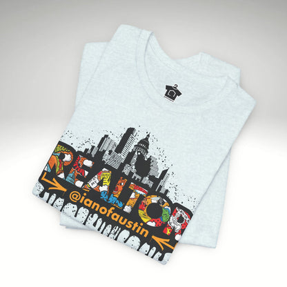 Austin Skyline Realtor Graffiti Tshirt | ianofaustin - T-Shirt | ShirtyAgents