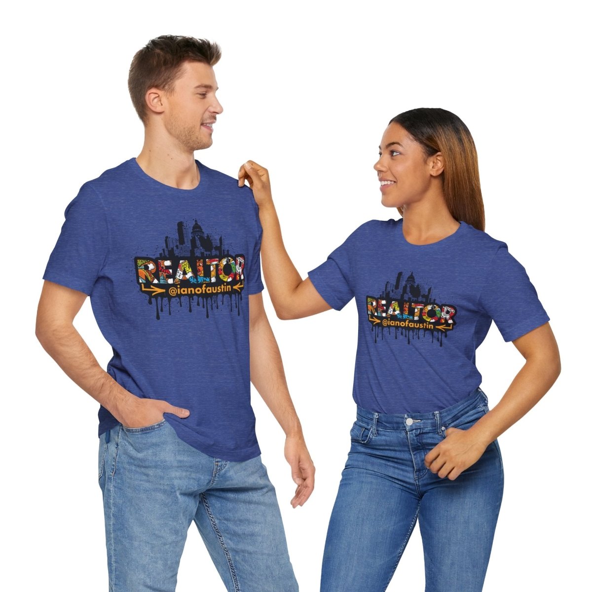 Austin Skyline Realtor Graffiti Tshirt | ianofaustin - T-Shirt | ShirtyAgents