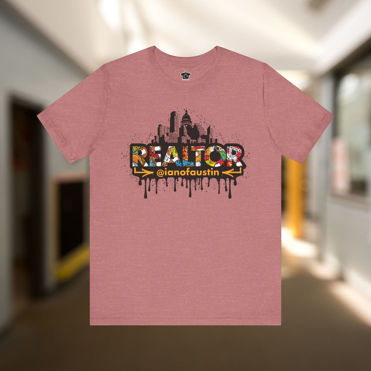 Austin Skyline Realtor Graffiti Tshirt | ianofaustin - T-Shirt | ShirtyAgents