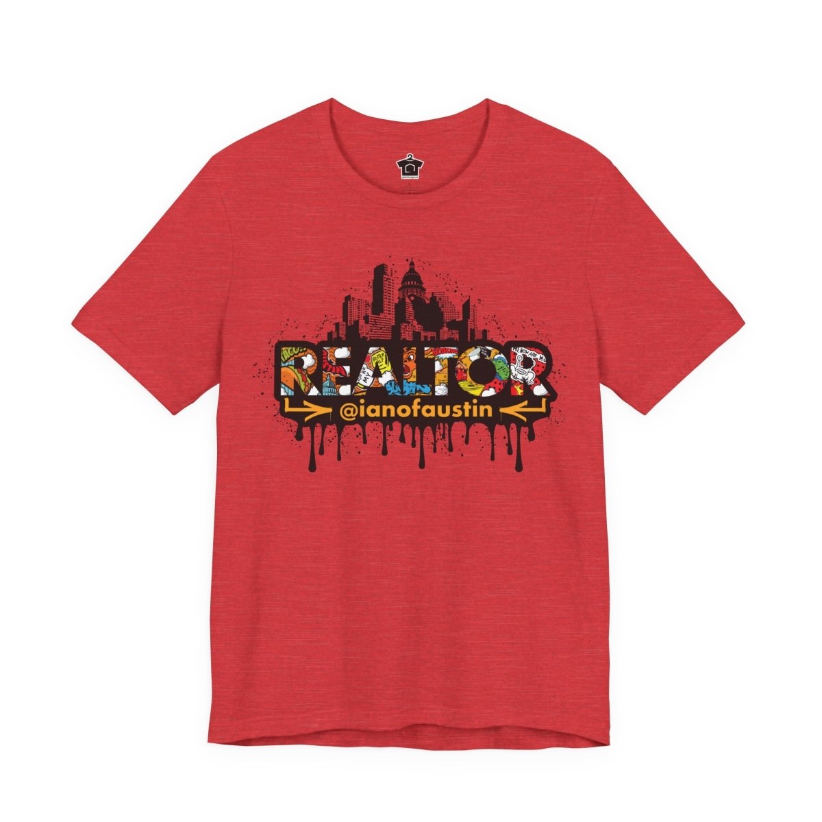 Austin Skyline Realtor Graffiti Tshirt | ianofaustin - T-Shirt | ShirtyAgents