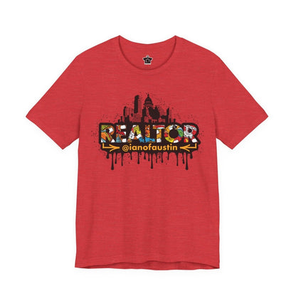 Austin Skyline Realtor Graffiti Tshirt | ianofaustin - T-Shirt | ShirtyAgents
