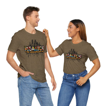 Austin Skyline Realtor Graffiti Tshirt | ianofaustin - T-Shirt | ShirtyAgents