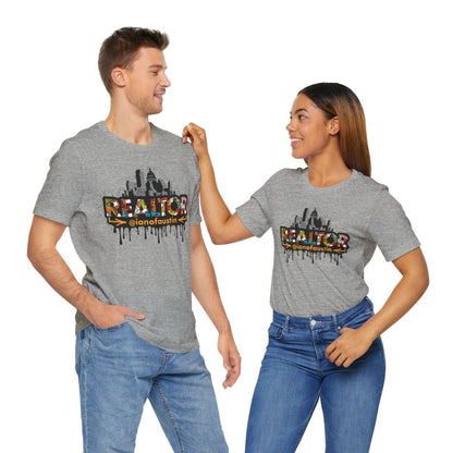 Austin Skyline Realtor Graffiti Tshirt | ianofaustin - T-Shirt | ShirtyAgents