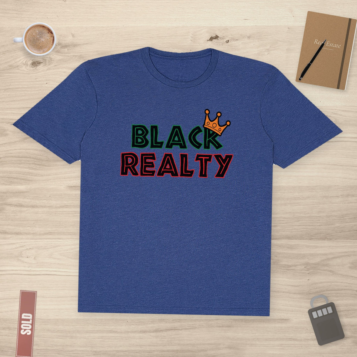 Black Realty Crown | Classic Tee - T-Shirt | ShirtyAgents