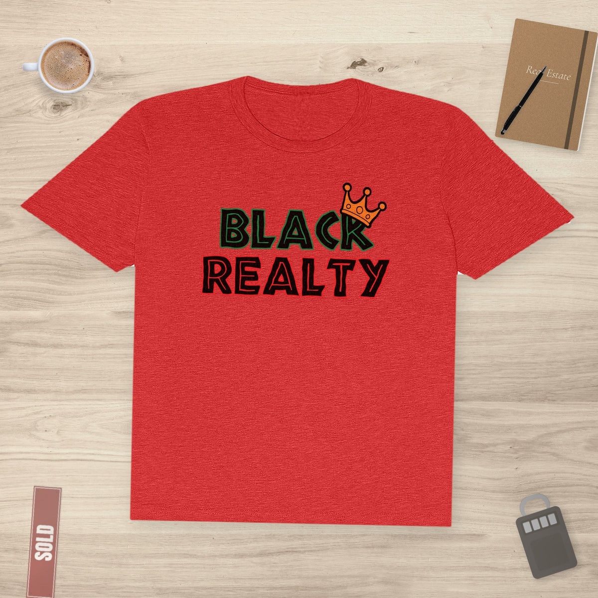 Black Realty Crown | Classic Tee - T-Shirt | ShirtyAgents