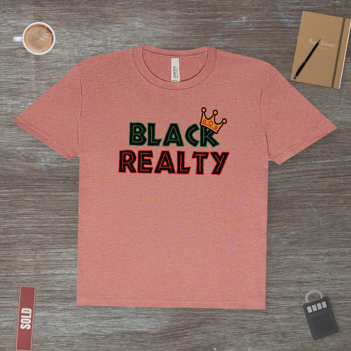 Black Realty Crown | Classic Tee - T-Shirt | ShirtyAgents