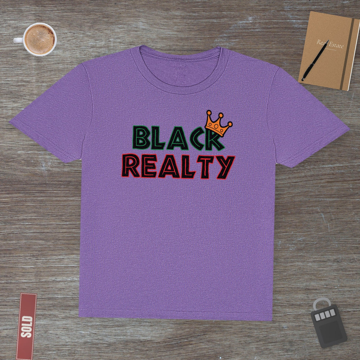 Black Realty Crown | Classic Tee - T-Shirt | ShirtyAgents