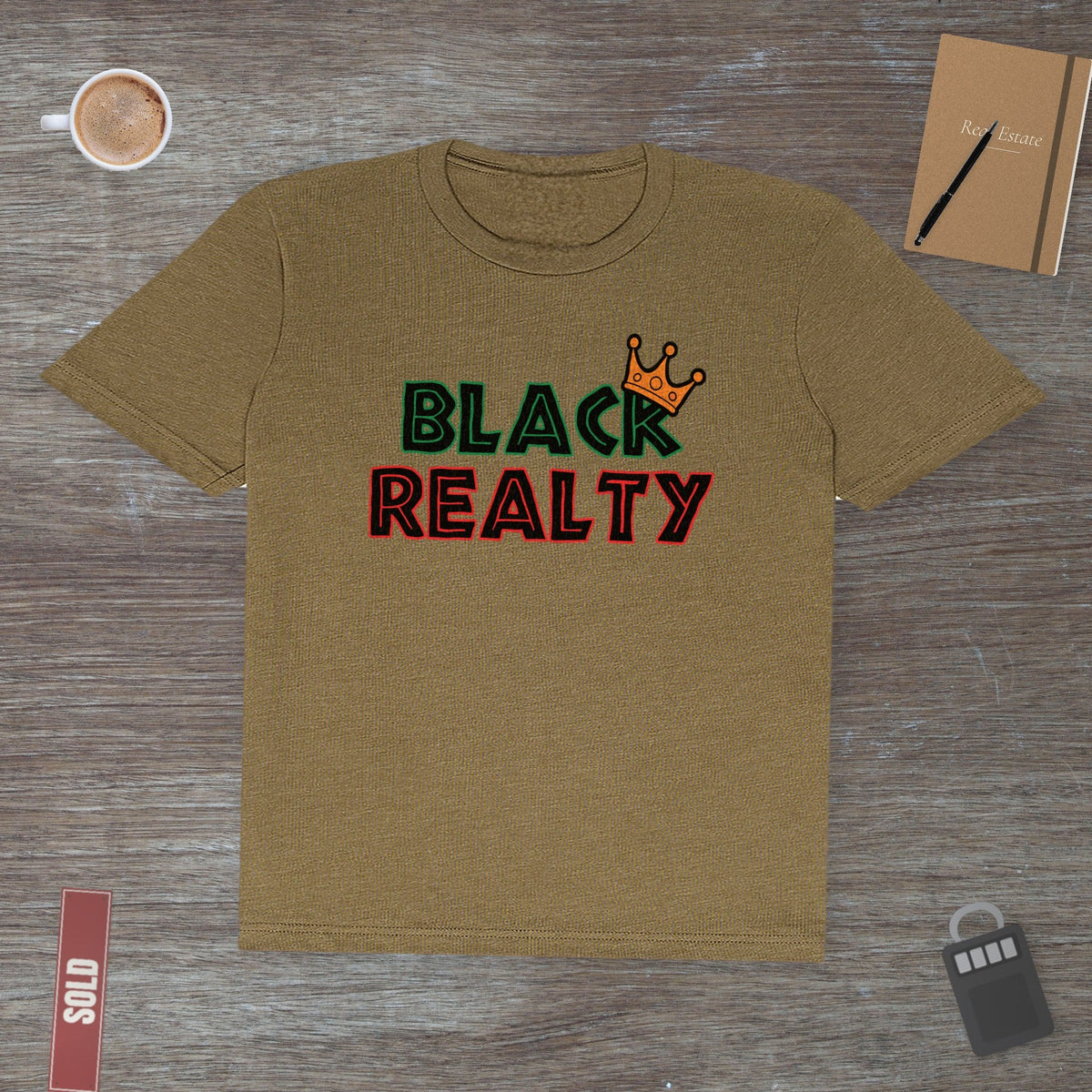 Black Realty Crown | Classic Tee - T-Shirt | ShirtyAgents