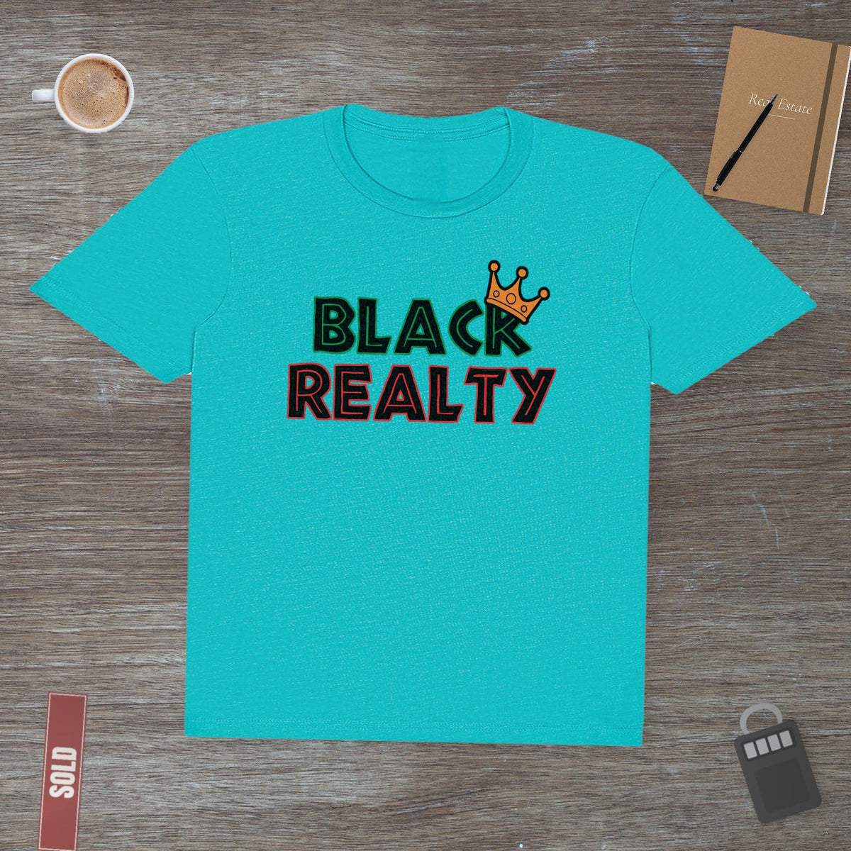Black Realty Crown | Classic Tee - T-Shirt | ShirtyAgents