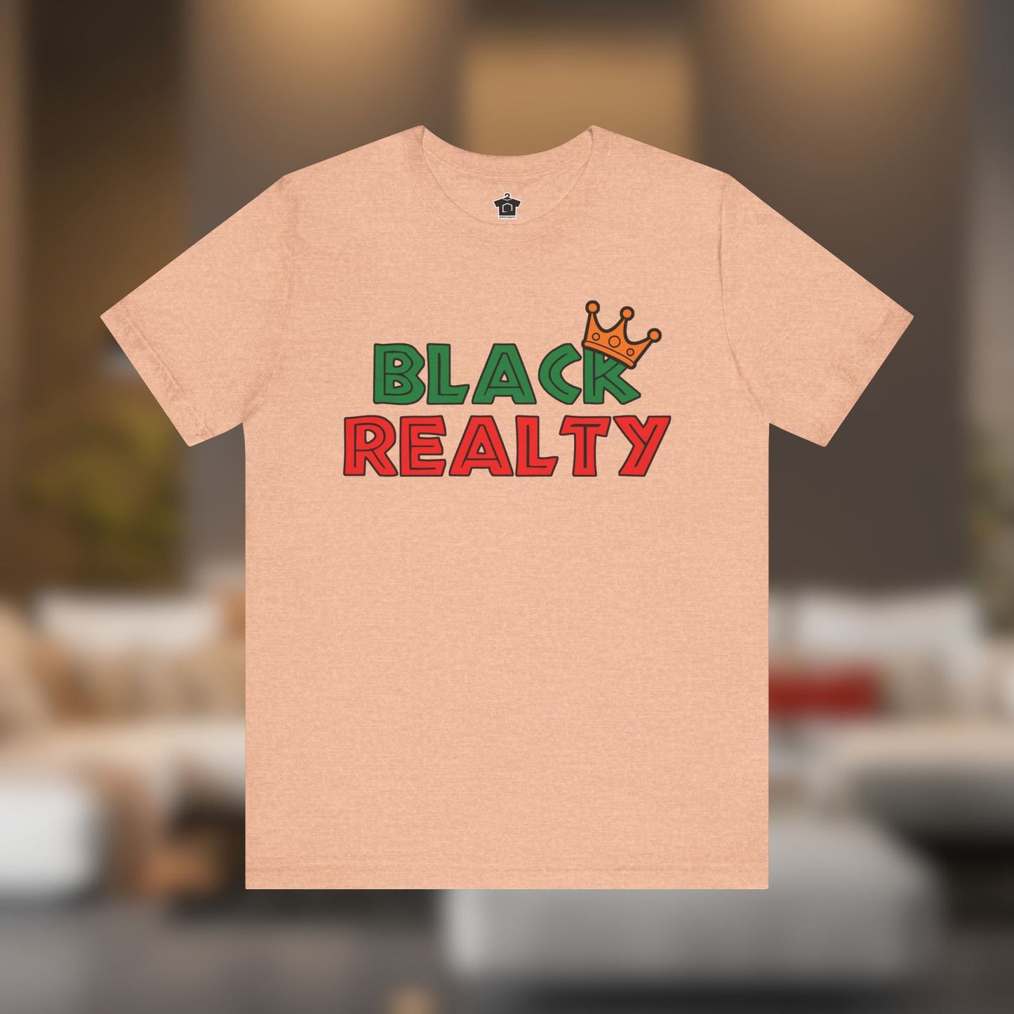 Black Realty Crown T-Shirt - T-Shirt | ShirtyAgents
