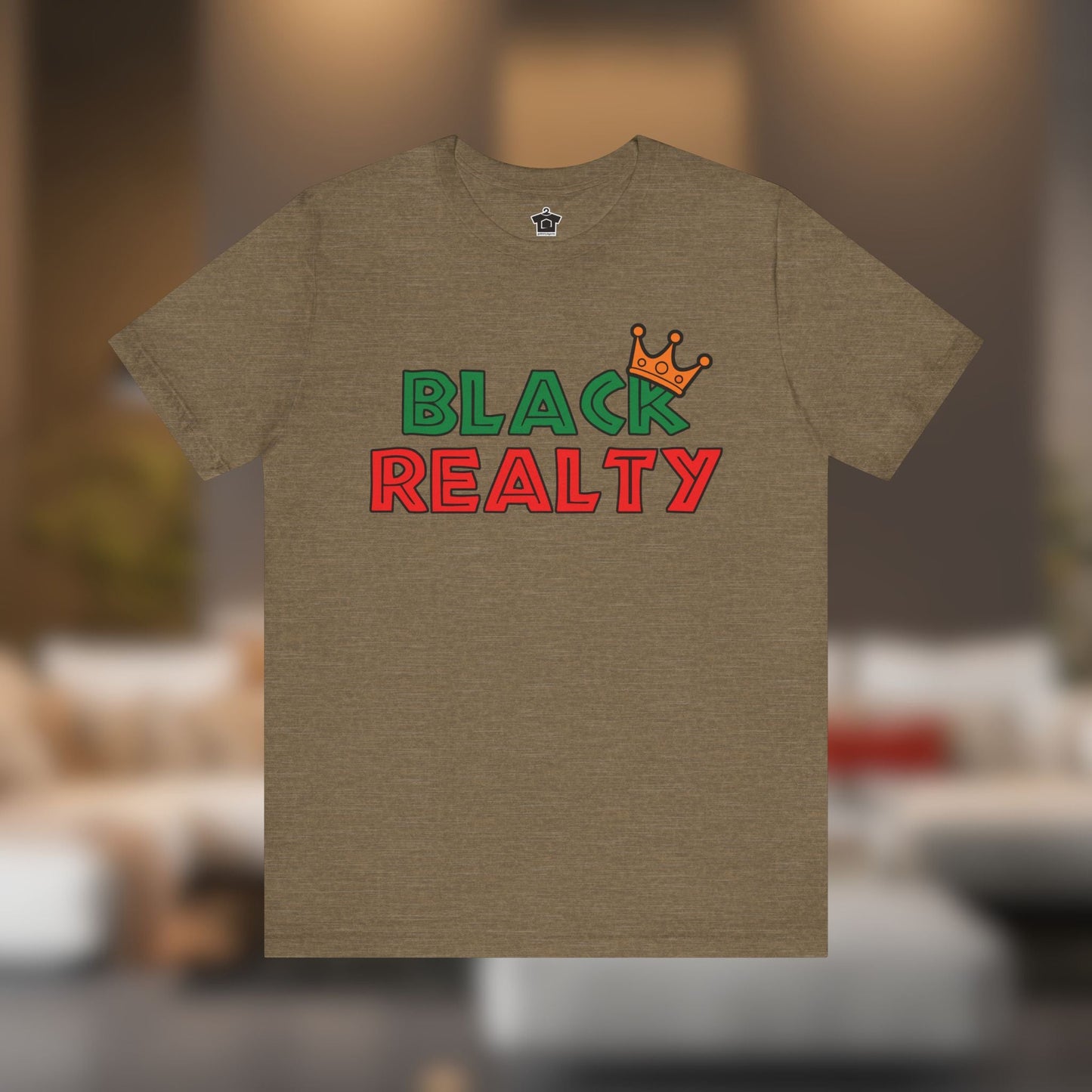 Black Realty Crown T-Shirt - T-Shirt | ShirtyAgents