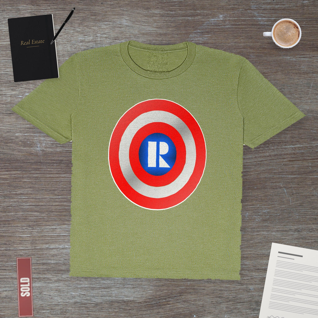 Captain Realtor Shield | Classic Tee - T-Shirt | ShirtyAgents